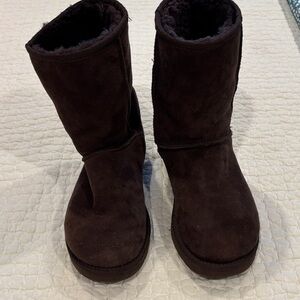 UGG Dark Brown Shearling Boots